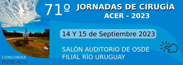 71º JORNADAS DE CIRUGÍA ACER – 2023